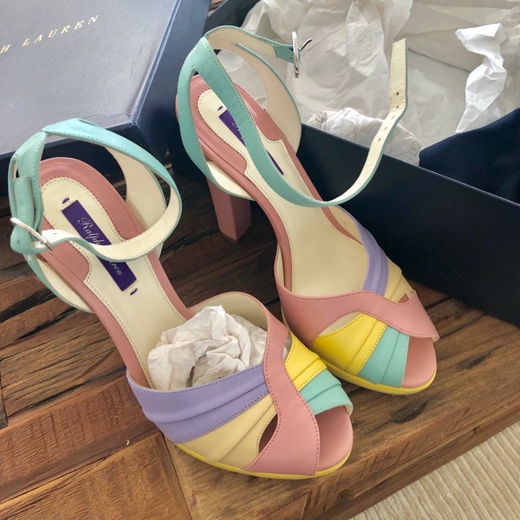 AElita multi nappa leather sandal size 38B - Picture 7 of 8